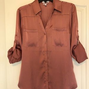 Slim Fit “Portofino” shirt in champagne EUC